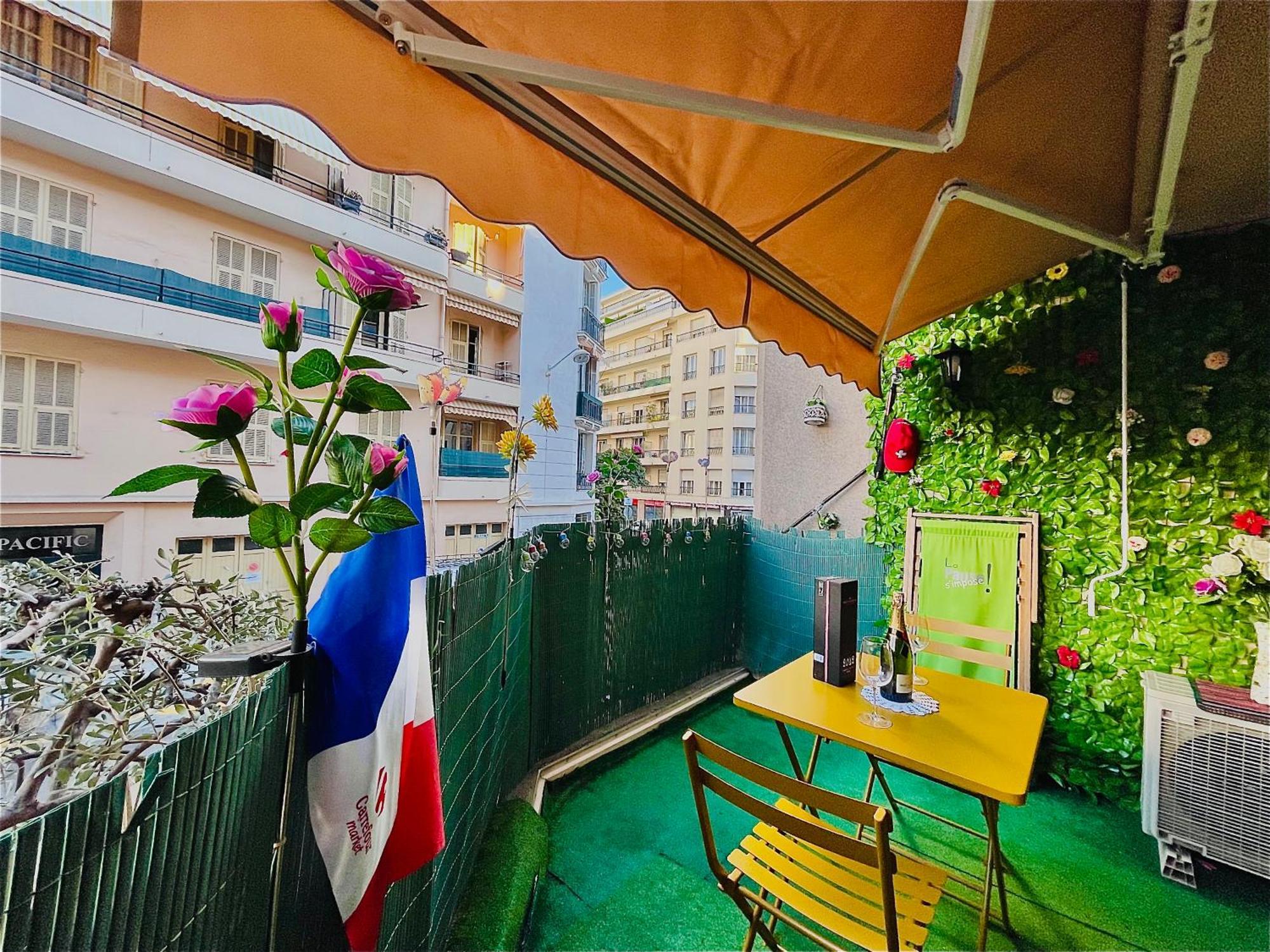 Confortable Studio A Nice Centre Cote Plage Bel Terrasse Paddle エクステリア 写真
