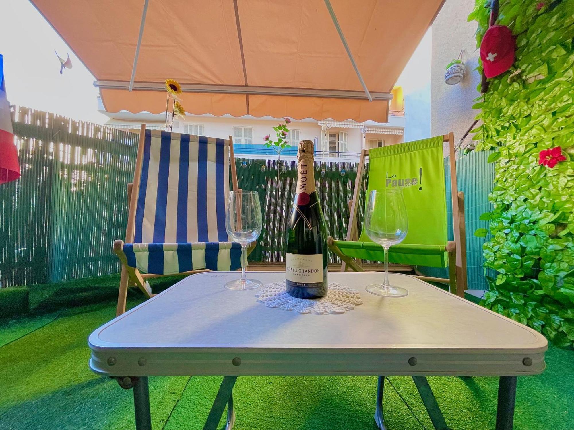 Confortable Studio A Nice Centre Cote Plage Bel Terrasse Paddle エクステリア 写真