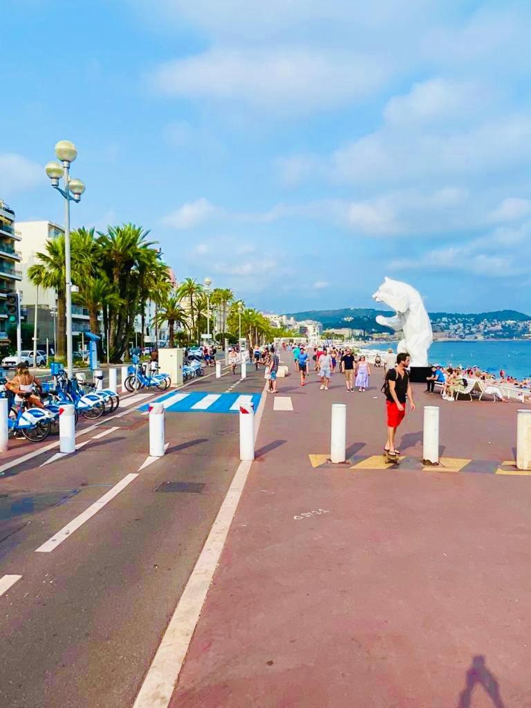 Confortable Studio A Nice Centre Cote Plage Bel Terrasse Paddle エクステリア 写真